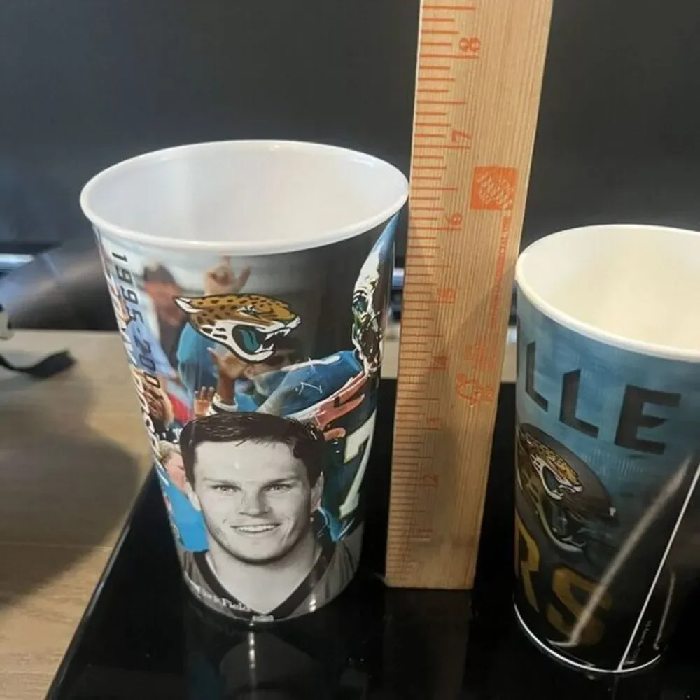collectible Jacksonville‎ Jaguar NFL football plastic cup lot Ovations